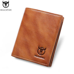 Men's Leather Wallet Large Capacity Driver's Card Bag