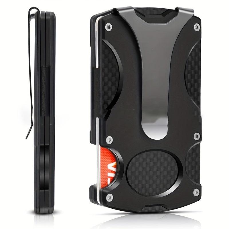 RFID Blocking Aluminum Card Holder Money Clip