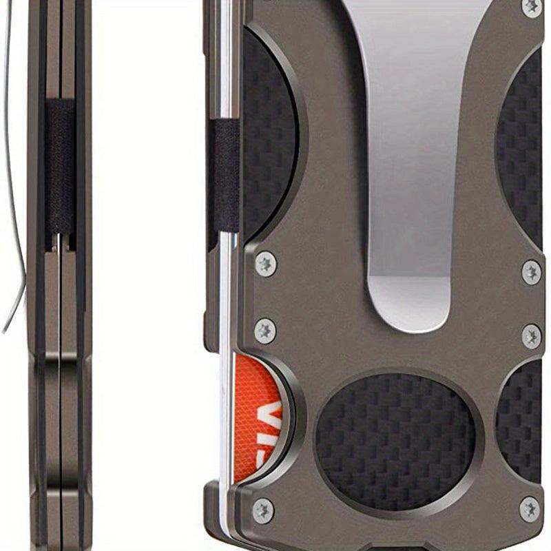 RFID Blocking Aluminum Card Holder Money Clip