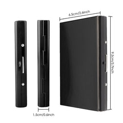 RFID Blocking Aluminum Card Holder Men Slim Wallet Money Bag
