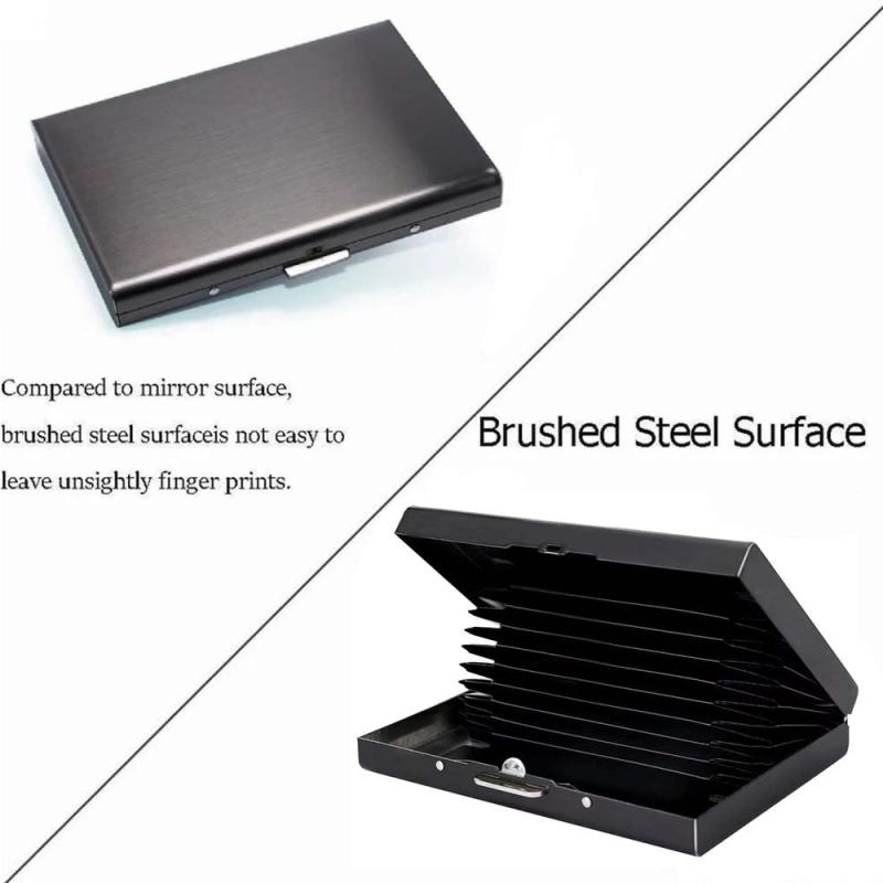 RFID Blocking Aluminum Card Holder Men Slim Wallet Money Bag