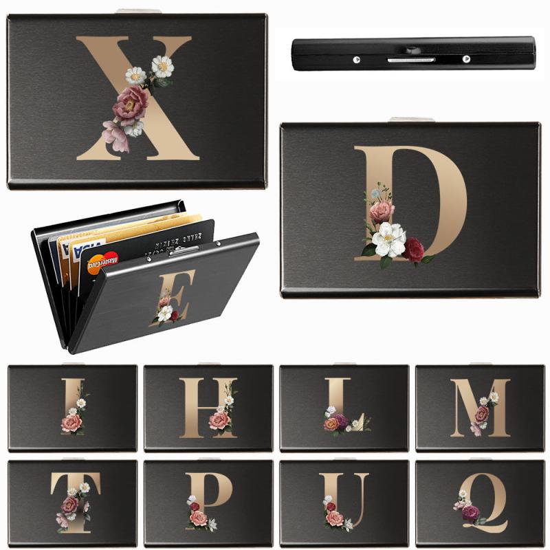 RFID Blocking Aluminum Card Holder Men Slim Wallet Money Bag