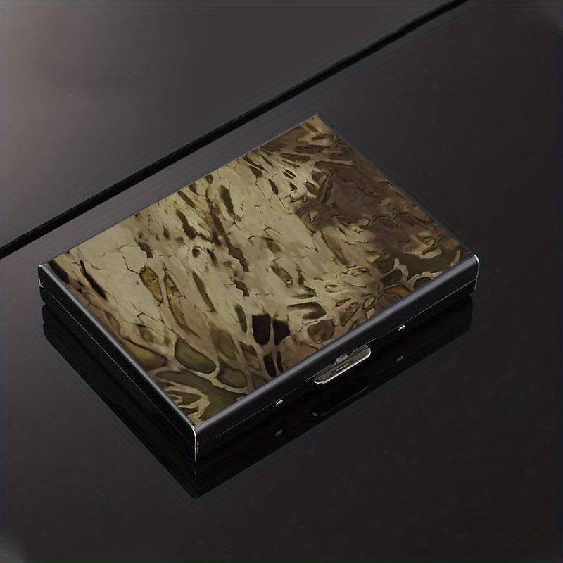 Men's RFID Blocking Tactical Card Holder Business Stainless Steel
