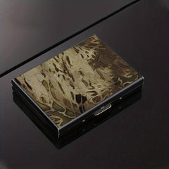 Men's RFID Blocking Tactical Card Holder Business Stainless Steel