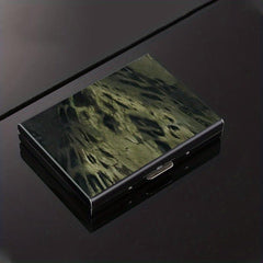 Men's RFID Blocking Tactical Card Holder Business Stainless Steel