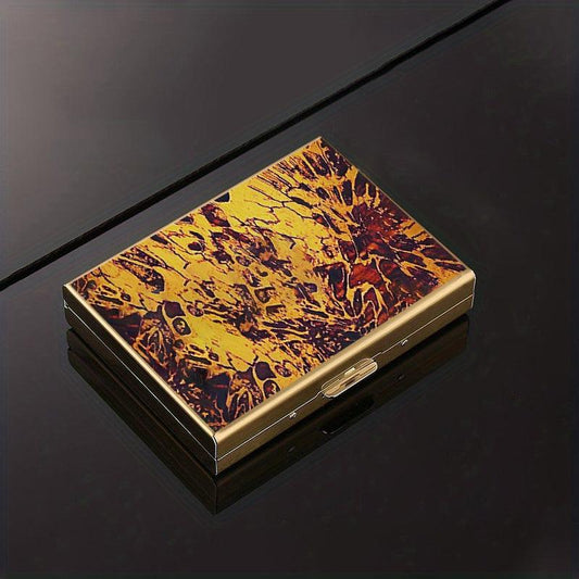 Men's RFID Blocking Tactical Card Holder Business Stainless Steel
