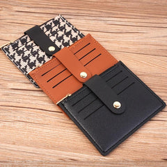 Men's Card Holder Minimalist ID Credit Bank Holder Coin Cash Purse