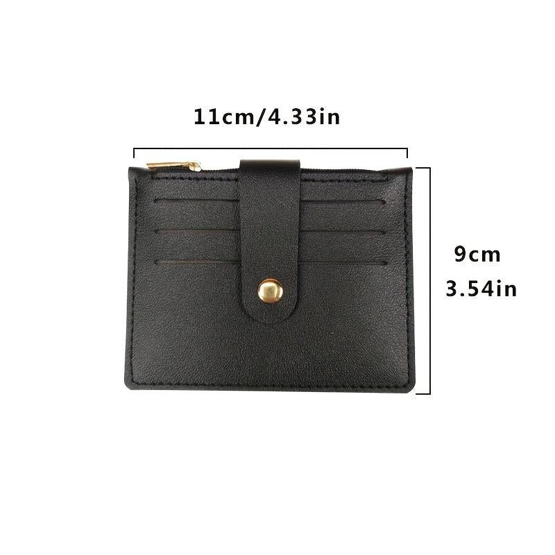 Men's Card Holder Minimalist ID Credit Bank Holder Coin Cash Purse