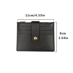 Men's Card Holder Minimalist ID Credit Bank Holder Coin Cash Purse