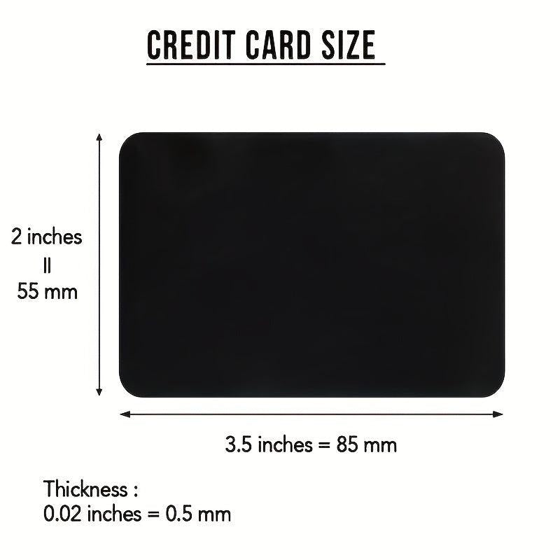 Engraved Aluminum Wallet Insert Card - Never Forget I Love You
