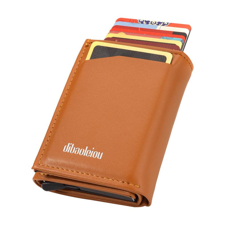 Men's RFID Credit Card Holder Leather Wallet
