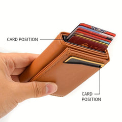 Men's RFID Credit Card Holder Leather Wallet