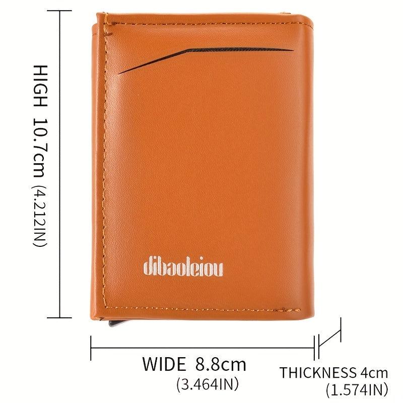Men's RFID Credit Card Holder Leather Wallet