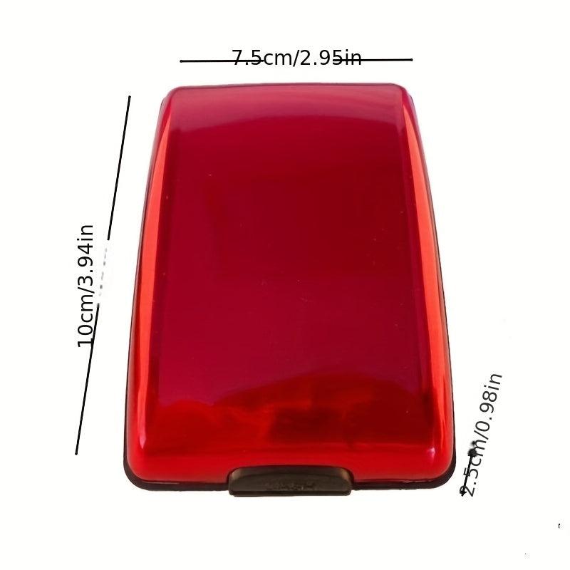 RFID Blocking Aluminum Wallet Mini Portable Credit Card Case
