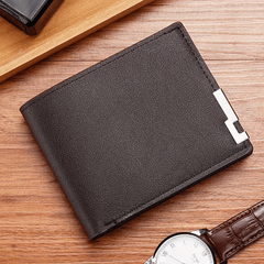 Men's Minimalist Wallet Business Wallet With Card Slots Large Capacity