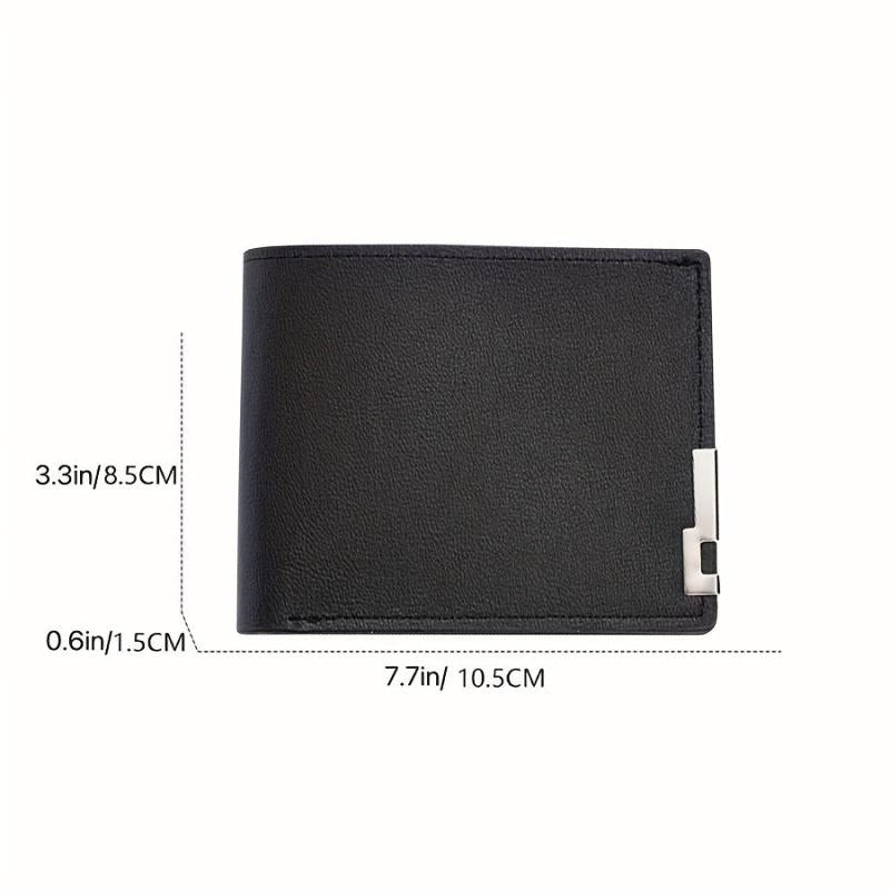 Men's Minimalist Wallet Business Wallet With Card Slots Large Capacity
