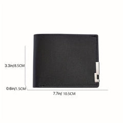 Men's Minimalist Wallet Business Wallet With Card Slots Large Capacity