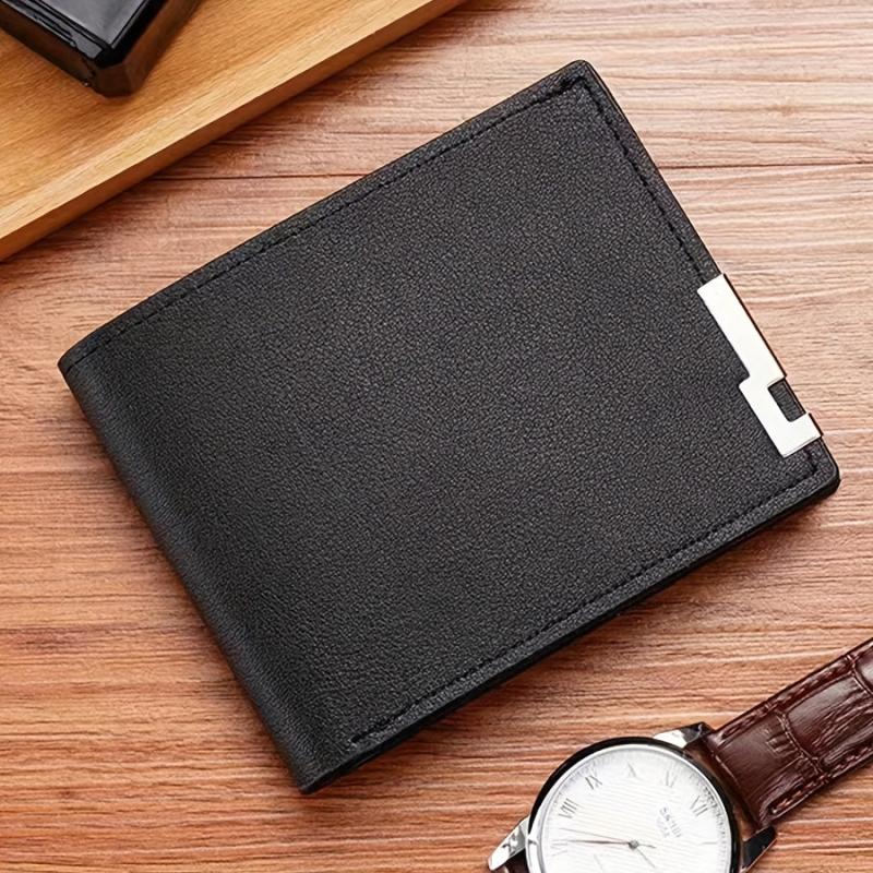 Men's Minimalist Wallet Business Wallet With Card Slots Large Capacity