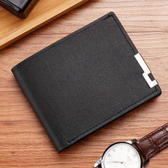 Men's Minimalist Wallet Business Wallet With Card Slots Large Capacity