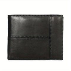 Men's Vintage Leather Wallet Rfid Blocking Bifold