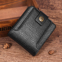 Men's Short PU Leather Wallet Card Holder