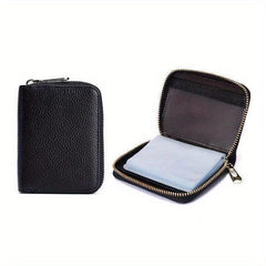 Men's Wallet with 20 Card Slots & Anti-Theft Driving Holder