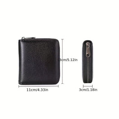 Men's Wallet with 20 Card Slots & Anti-Theft Driving Holder