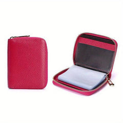 Men's Wallet with 20 Card Slots & Anti-Theft Driving Holder
