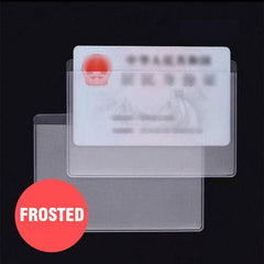 24PCS Transparent Waterproof Credit Card Holder Sleeve