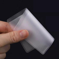 24PCS Transparent Waterproof Credit Card Holder Sleeve