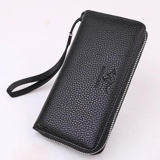 Men's Large Capacity Leather Card Holder