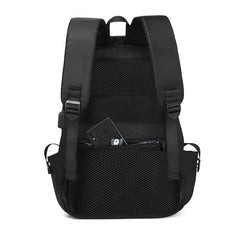 Men's Waterproof Printing School Bag USB Anti theft Travel Computer Bag