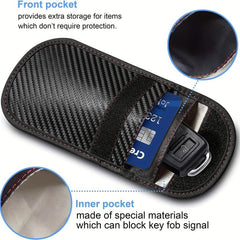 2pcs Faraday Case RFID Blocking Key Bag Large Size