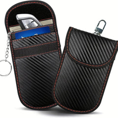 2pcs Faraday Case RFID Blocking Key Bag Large Size