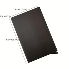 Metal Automatic Pop Up Credit Card Holder Business Card Holder Aluminum Alloy