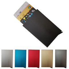Metal Automatic Pop Up Credit Card Holder Business Card Holder Aluminum Alloy