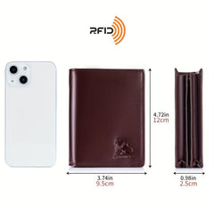 RFID Blocking Large Capacity Bifold Wallet for Men