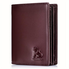 RFID Blocking Large Capacity Bifold Wallet for Men