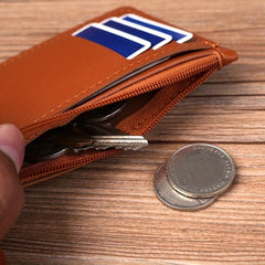 Men's Leather Wallet Coin Purse Money Card Holder