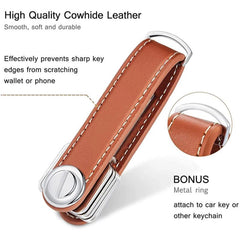 Car Keychain Wallet Holder Chain Compact Key Storage