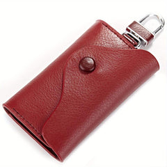 Men's Leather Key Case Card Holder Multifunctional
