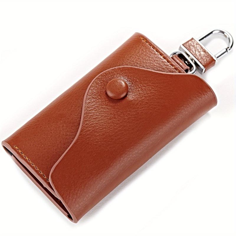 Men's Leather Key Case Card Holder Multifunctional