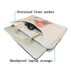 Casual Graffiti Laptop Handbag Waterproof Shockproof Adjustable