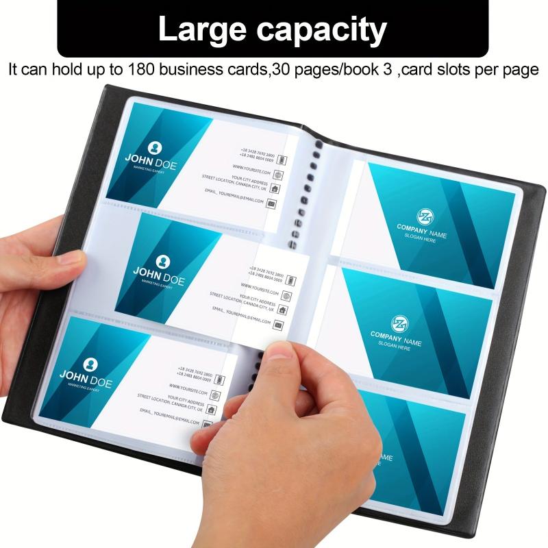 2pcs Business Card Organizer Holder Credit Card Organizer For Men