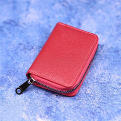Men's Zipper Card Holder Wallet 18 Slots
