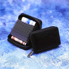 Men's Zipper Card Holder Wallet 18 Slots