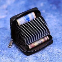Men's Zipper Card Holder Wallet 18 Slots