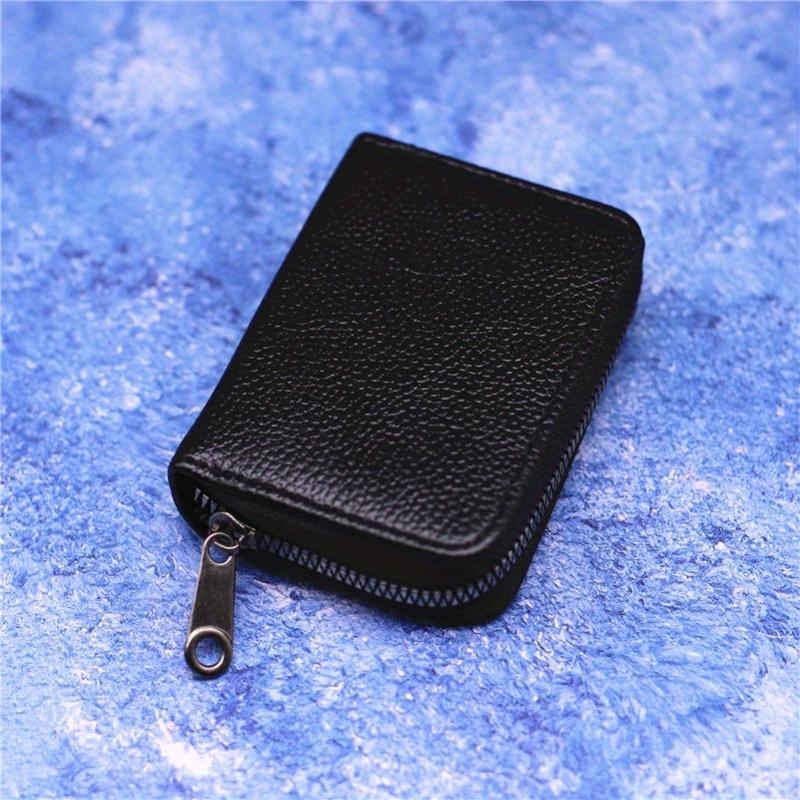 Men's Zipper Card Holder Wallet 18 Slots