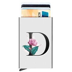 RFID Blocking Card Holder Aluminum Alloy Automatic Pop up