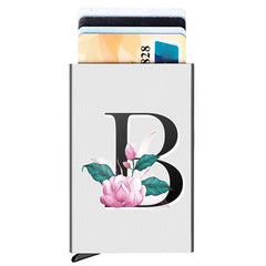 RFID Blocking Card Holder Aluminum Alloy Automatic Pop up